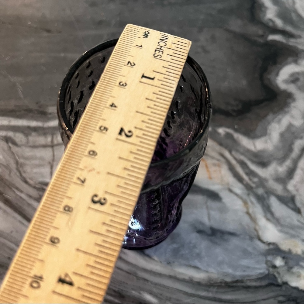 Andrew Iannazzi Moai Tiki Mug In Lava Gray To Amethyst Signed - Picture 9 of 10